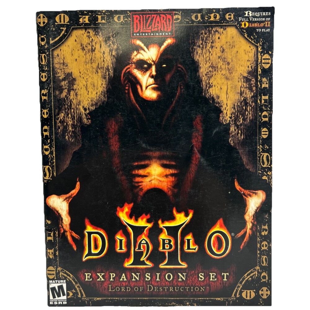 Diablo II Lord Of Destruction Expansion Set PC Instruction Manual Book Only